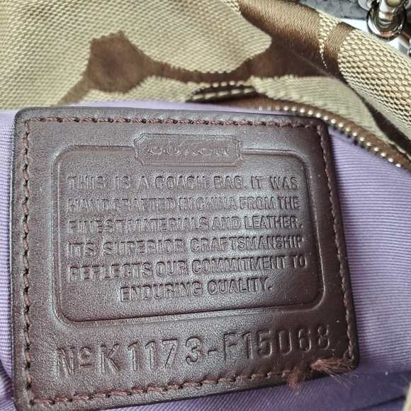 Coach Brown Signature Hobo Bag - Picture 4 of 4